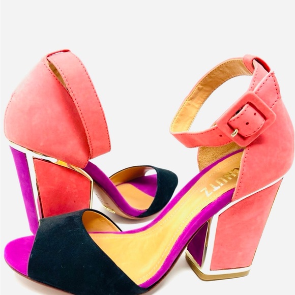 SCHULTZ - Color Block Sandals - Picture 13 of 13